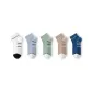 [5 Pack]White+Light Blue+Green+Khaki+Dark Blue
