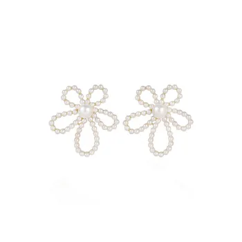 NATURALLYJOJO Faux Pearl Earrings Women's White