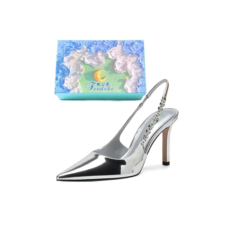 Feo Dvke Slim Heel High Heels 7cm Women's Gift Box Set-0
