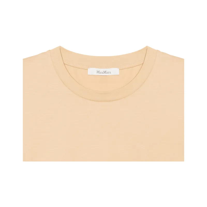 MaxMara Monogram embroidered Cotton T shirt-3