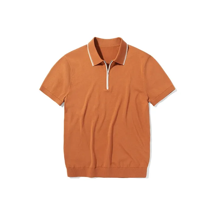 Mr.Bu Polo Shirt Men's Saddle Brown-0