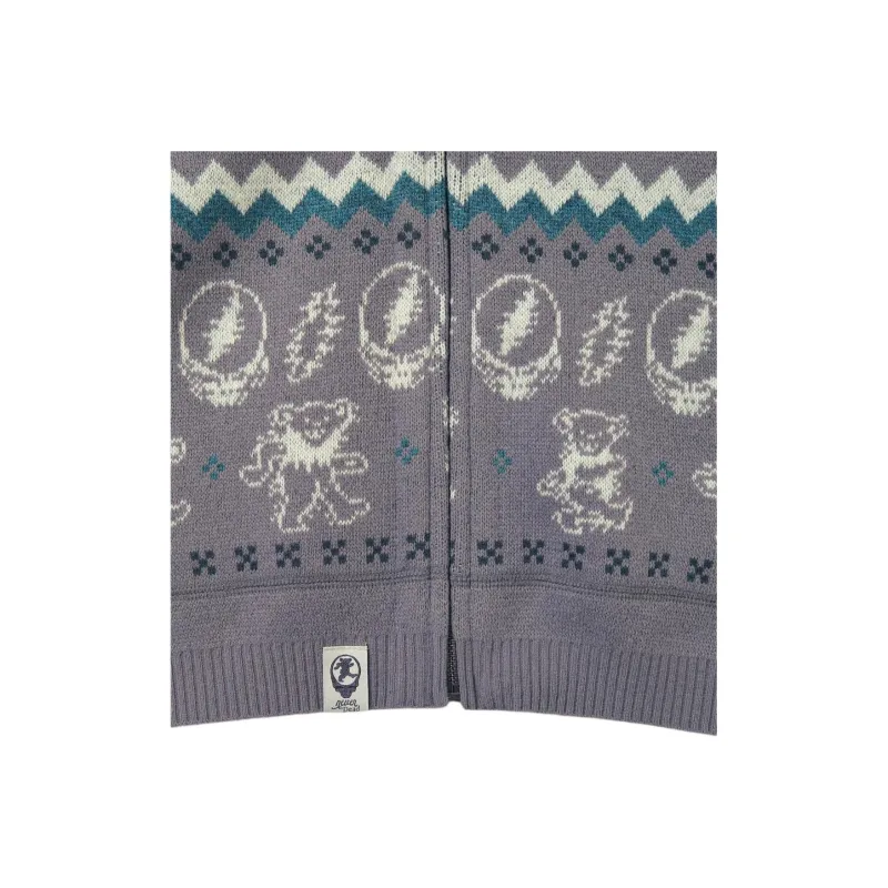 Thisisneverthat X Grateful Dead Iconography Knit Zip Hoodie-2
