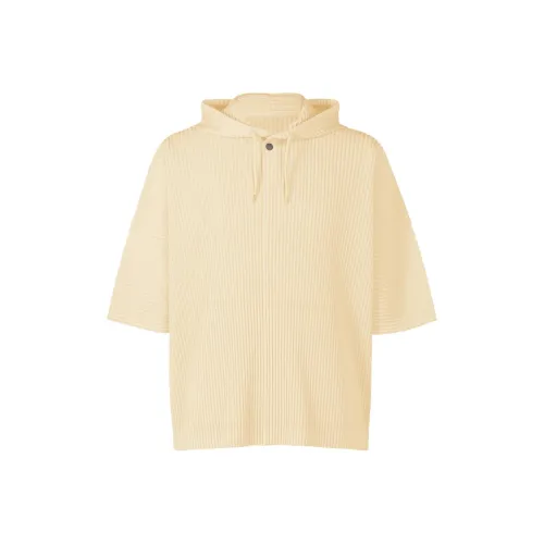 Homme Plissé Issey Miyake Sweatshirt Men's Vanilla White