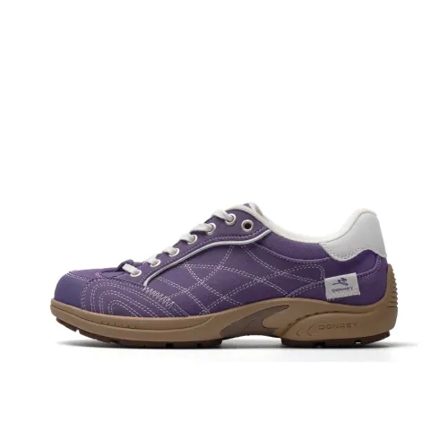 Mule Donkey Lightweight Height Increasing Low Top Casual Shoes Unisex Grape Purple