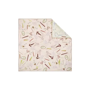 FENDI Silk Scarves Women's Pink