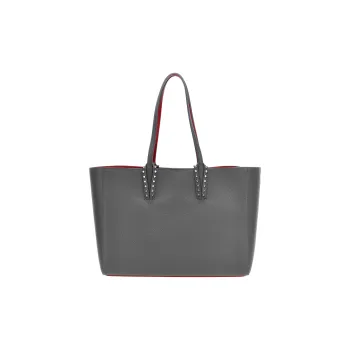 CL LUBOTING Calfskin Tote Bag, Shopping Bag, Handbag, Shoulder Bag Trumpets Women's Gray