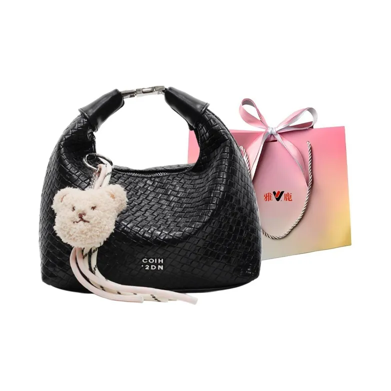 Yalu PU Shoulder Bag, Crossbody Bag, Handbag Women's Black/Ecru/Silver/Blue/Pink-0