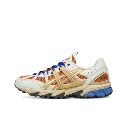 Asics Gel Sonoma 15 50 Anti Slip Wear Resistant Low Top Casual Shoes Unisex Orange Beige
