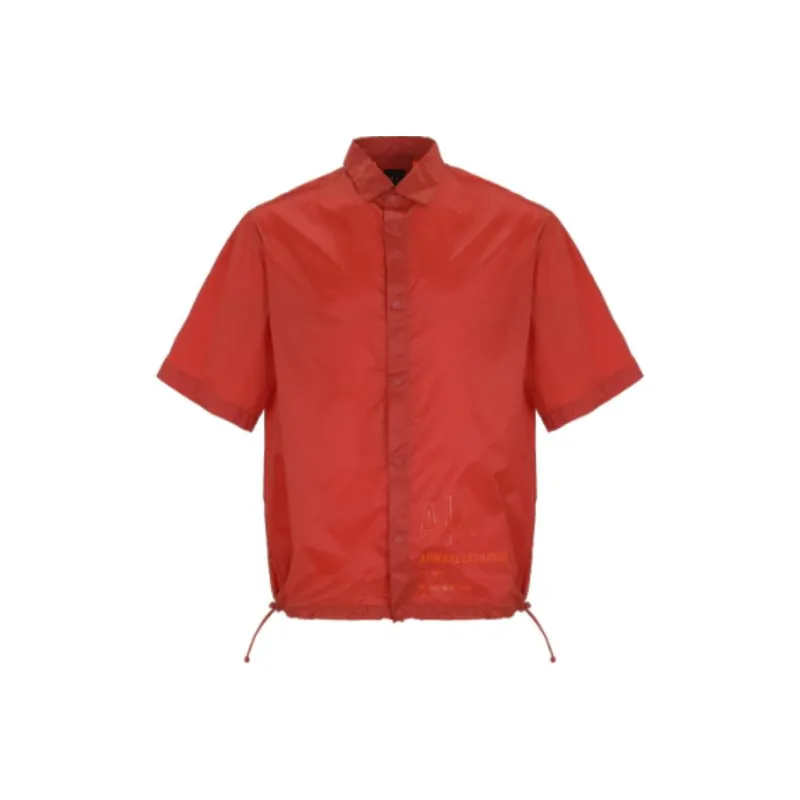 ARMANI EXCHANGEAE Shirt Men's Orange Red-0
