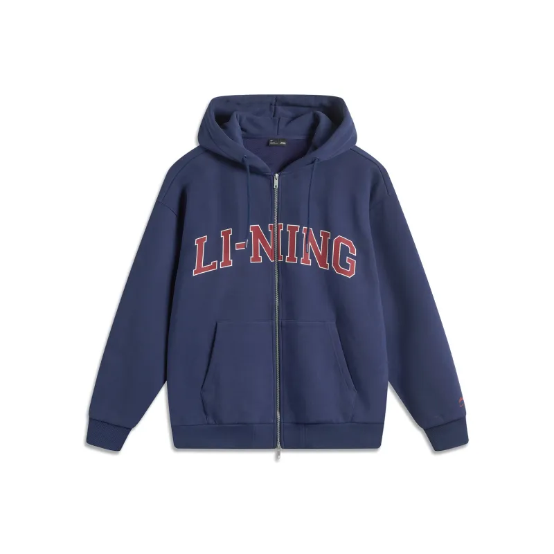 LiNing Weekend Youth Sweatshirt Unisex Dark Ship Blue-0