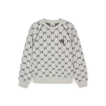 MLB New York Yankees Sweatshirt Unisex Dark Cream