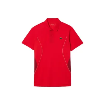 LACOSTE Djokovic Collaboration Polo Shirts Men Red