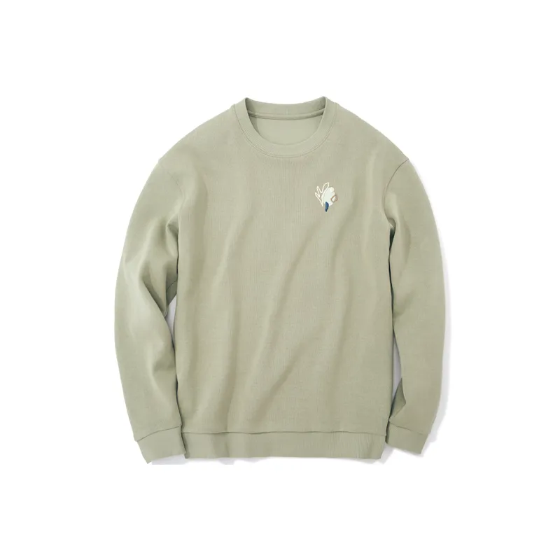Mr.Bu Sweatshirt Men's White Birch Green-0