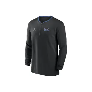 JORDAN Ucla Bruins Sideline Coach Men's JORDAN Dri-FIT College 1/2-Zip Long-Sleeve Top