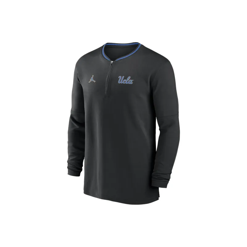 JORDAN Ucla Bruins Sideline Coach Men's JORDAN Dri-FIT College 1/2-Zip Long-Sleeve Top-0