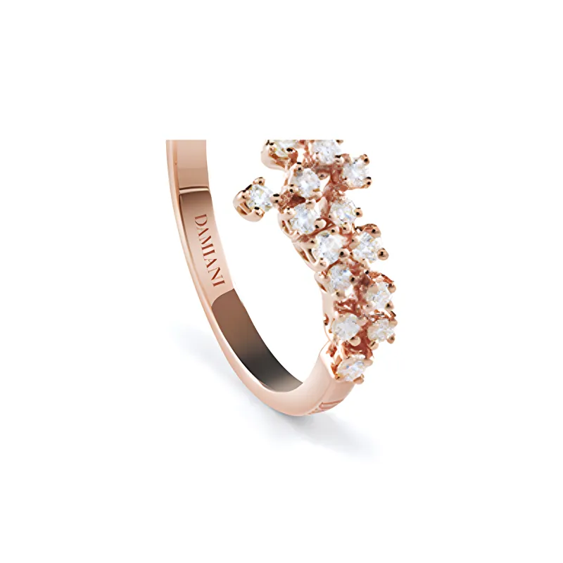 Damiani Diamond Rings Women's Rose Gold-2