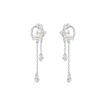 QUIET LOVE S925 Silver Stud Earrings Women's