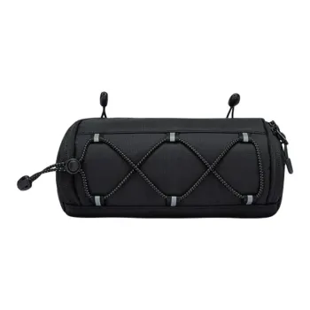 CHAOJIANTA GRC.CC Collaboration Lycra Fabric Cycling Bag Storage Bag Unisex Basic Black