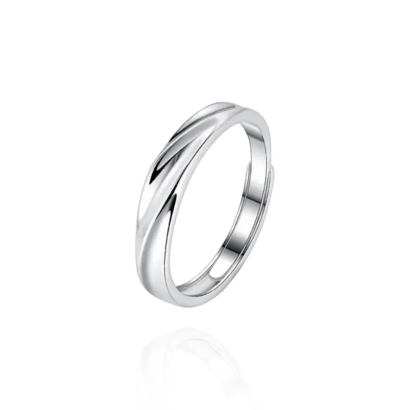 NUSQ Sterling Silver Rings Unisex-5