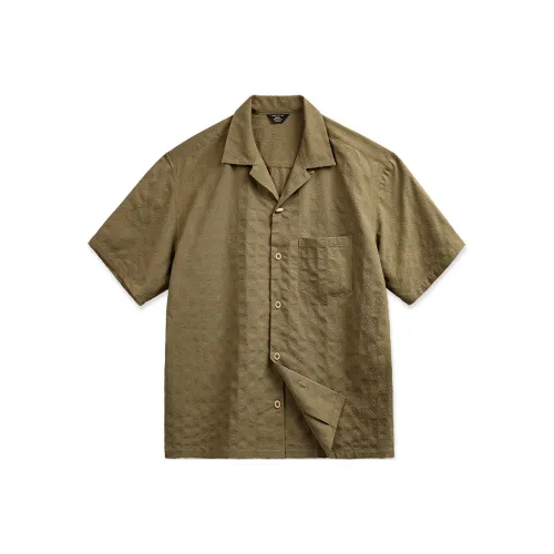 MADEN Shirts Men Olive Green