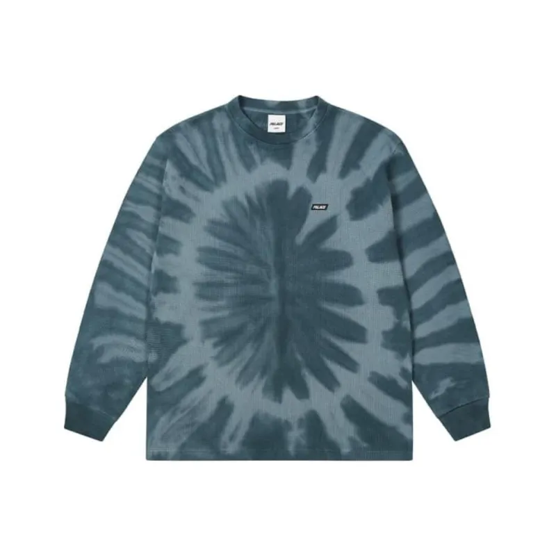 PALACE Tie Dye Waffle Long Sleeve-0
