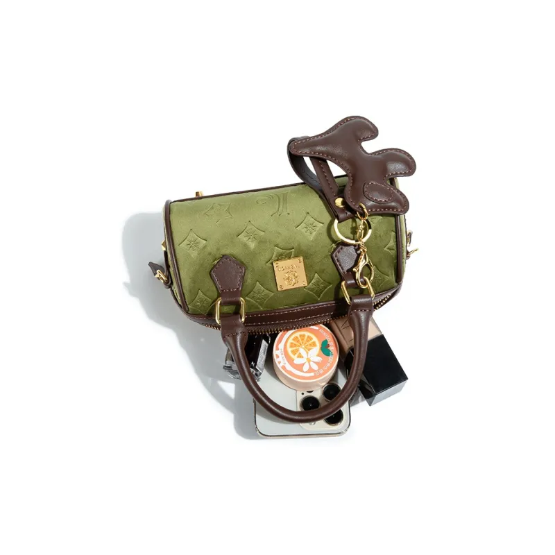 MACKJANICE PU Handbag Women's Avocado Green-5