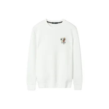 CAISEDI Sweatshirts Men White