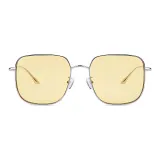 C6: Elegance Silver Frame+Amber Yellow Lens