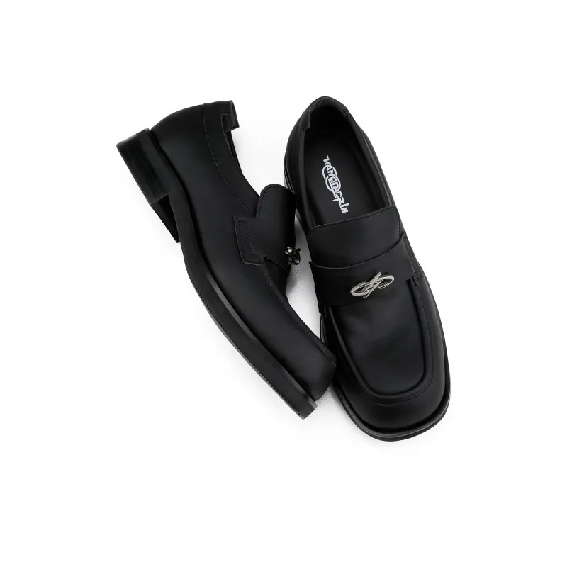 HANQIAORIJI The Abyss Series Square Toe Loafers Unisex-3