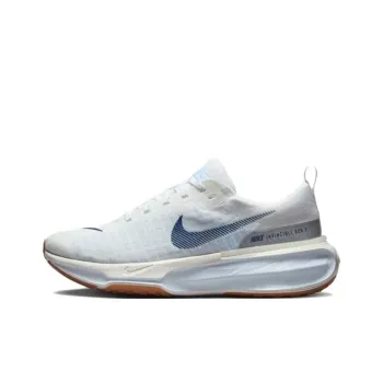 Nike ZoomX Invincible Run 3 Anti Slip Wear Resistant Low Top Casual Running Shoes Men's White Blue