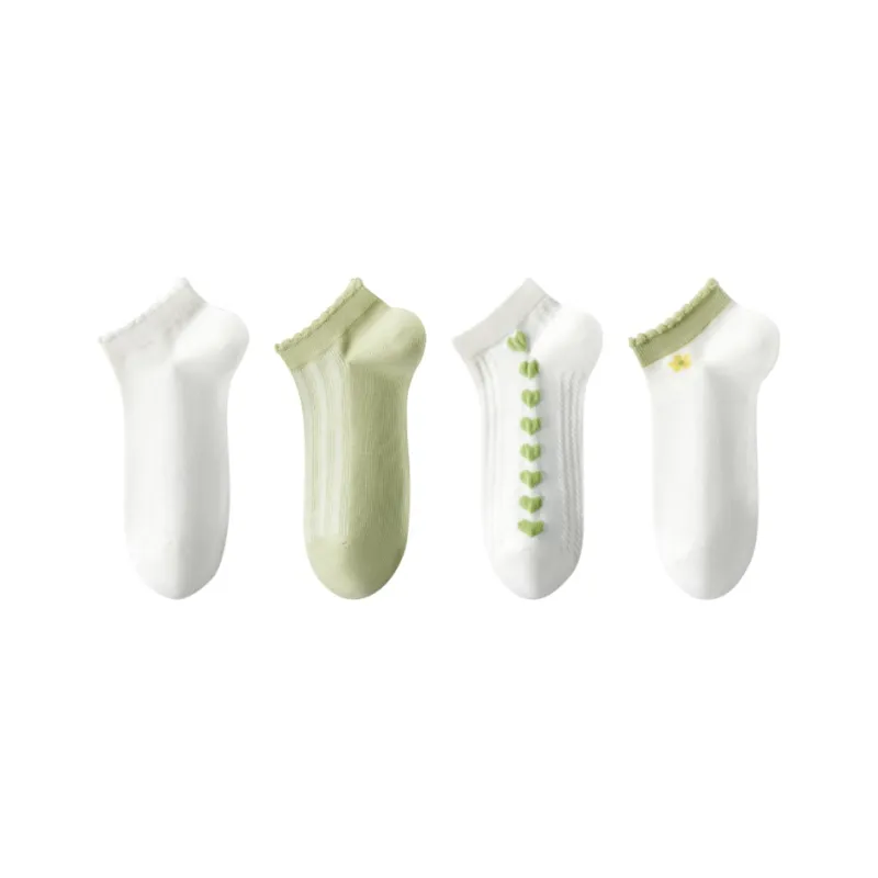 MIIOW Ankle Socks Women's 4 Pack-0
