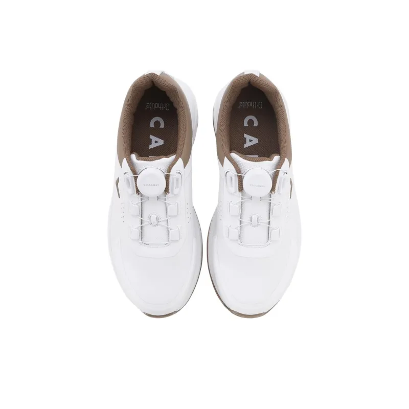 Callaway FAIRWAY TRACKER Low Top Golf Shoes Women's Beige Yellow-2