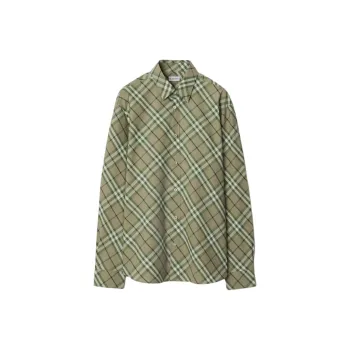 Burberry Long Sleeved Buttoned Checked Shirt