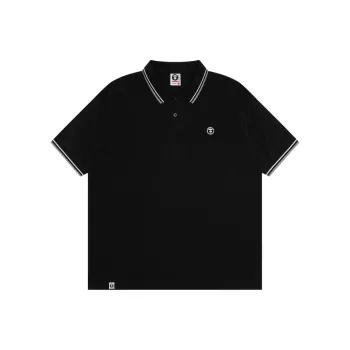 Aape Logo embroidered Cotton Polo Shirt