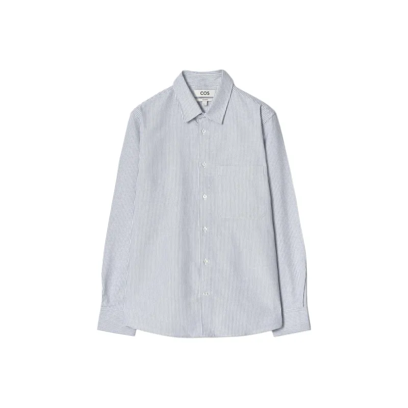 COS Shirts Men Blue/White-0