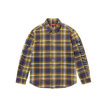 Supreme Old English Plaid Flannel Shirt