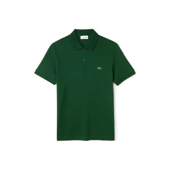 LACOSTE Logo patch Jersey Polo Shirt