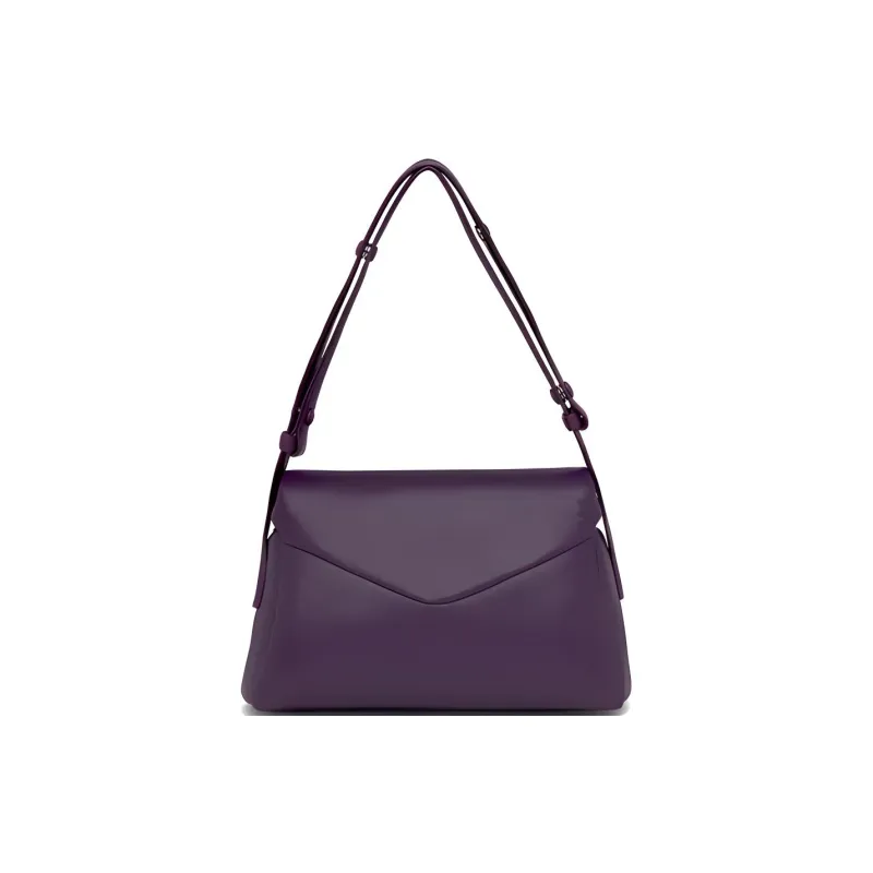 PRADA Nappa Leather Shoulder Bag Crossbody Bag Women's Violet-2