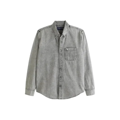 Abercrombie＆Fitch Shirt Men's Gray