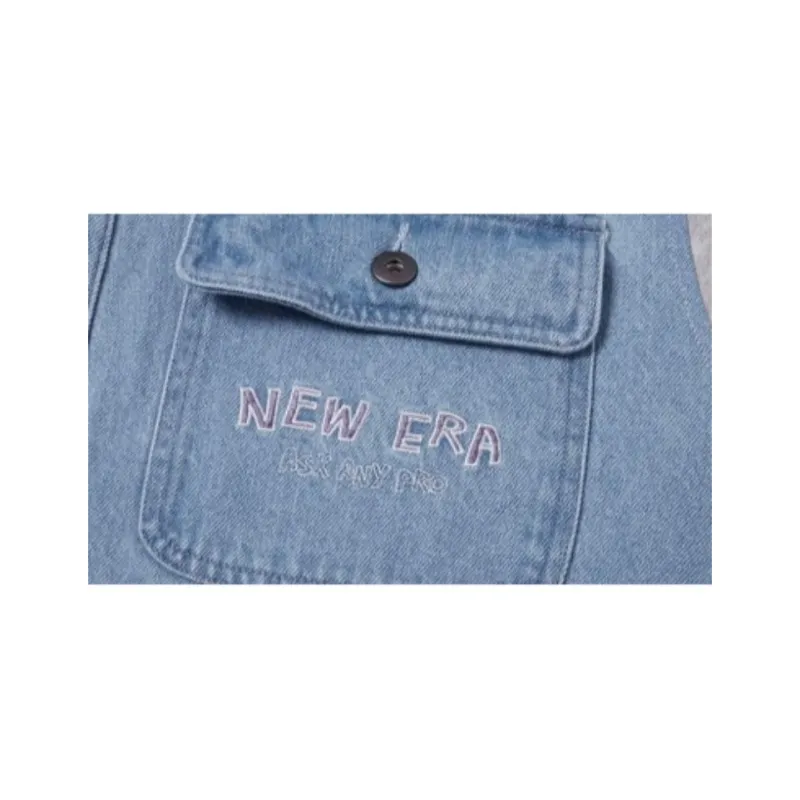 New Era College Renewal Series SS24 Jackets & Coats Unisex Denim Blue-2