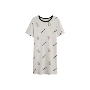 FENTENGCARE Nightgown Women's White