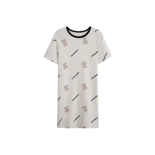 FENTENGCARE Nightgown Women's White