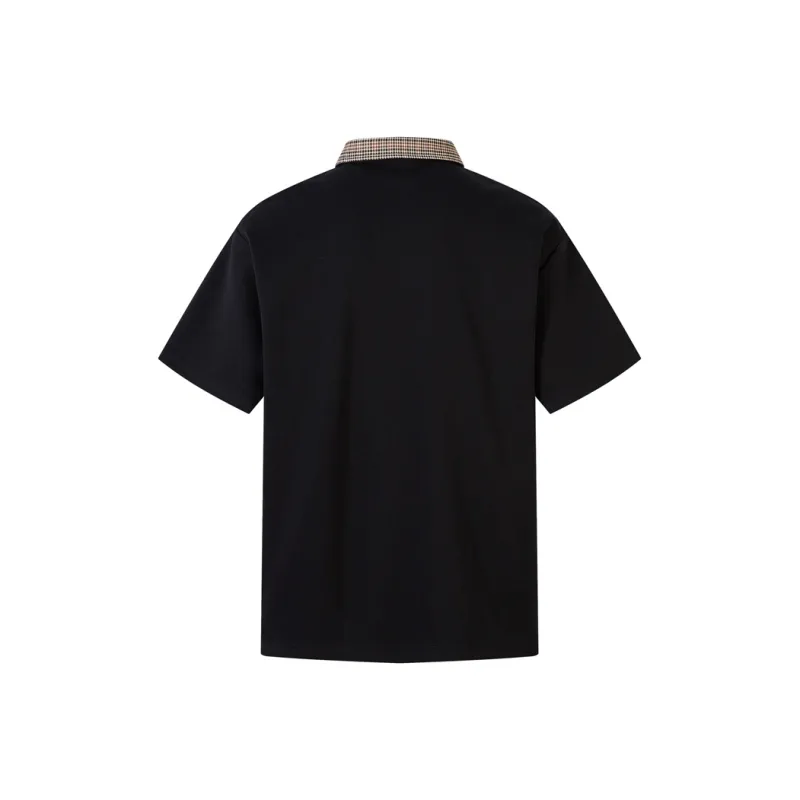 WELTER EXPERIMENT Polo Shirt Unisex Black-1