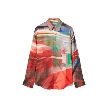 MSGM x Google Pixel FW24 Shirt Unisex Multicolor