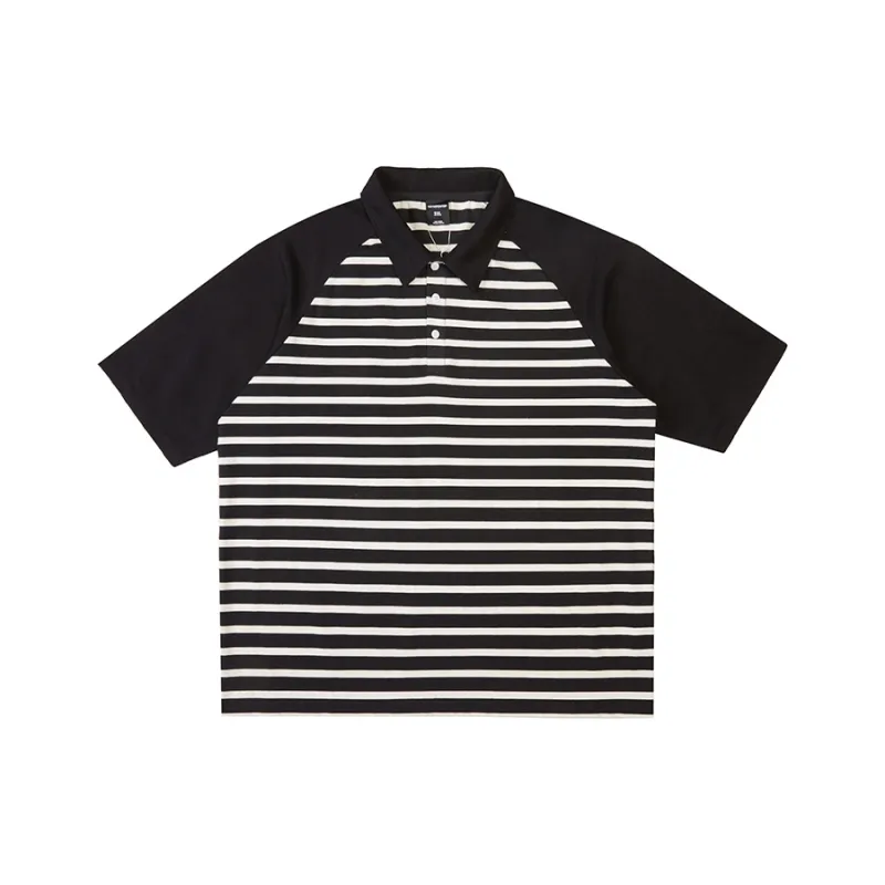 WAYNEXZAVIER Polo Shirts Men Stripes-0