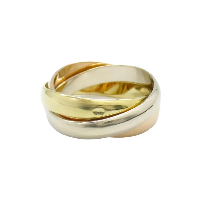 Cartier 2010s 18k Gold Trinity Ring-1