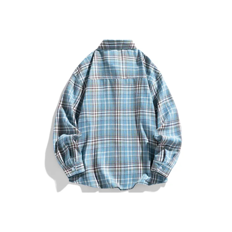 CREAZIONI LA FANTASIA E MOBILE Shirt Unisex Blue Plaid-1