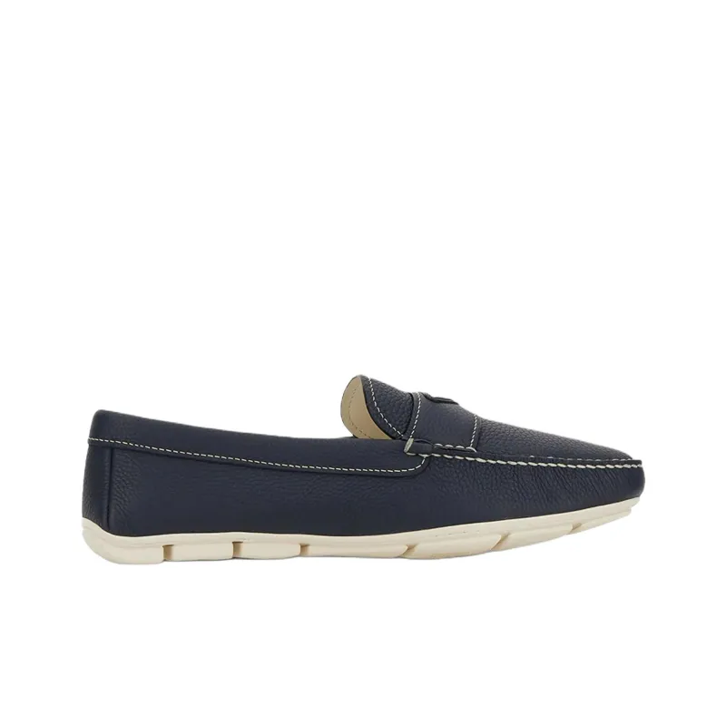 PRADA Mocassini Loafers Men's Marine Blue-1