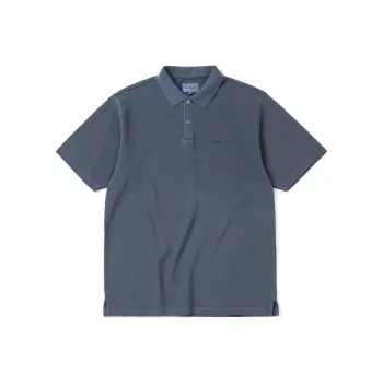 Thisisneverthat SS24 T Logo S/S Jersey Polo Shirt Unisex Marine Blue