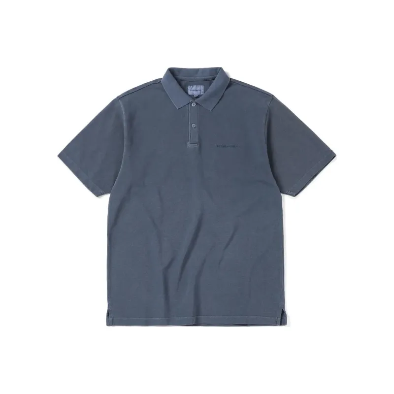 Thisisneverthat SS24 T Logo S/S Jersey Polo Shirt Unisex Marine Blue-0